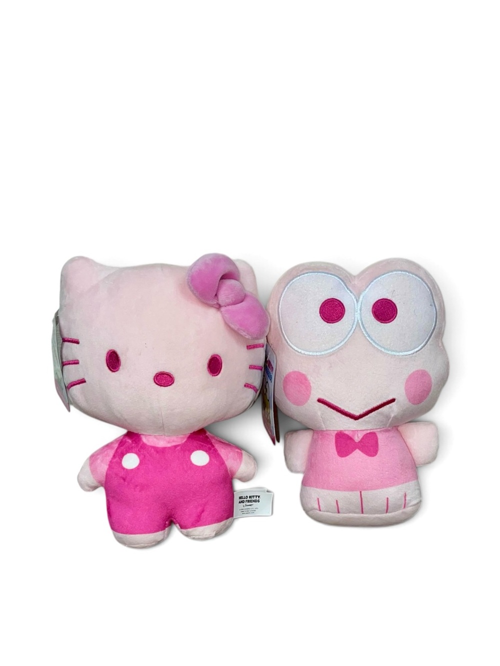 Sanrio Pink Hello Kitty & Keroppi Plush Duo